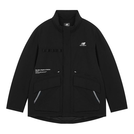 Куртка New Balance Logo Down Jacket 'Black', черный 
Куртка New Balance Logo Down Jacket 'Black', черный