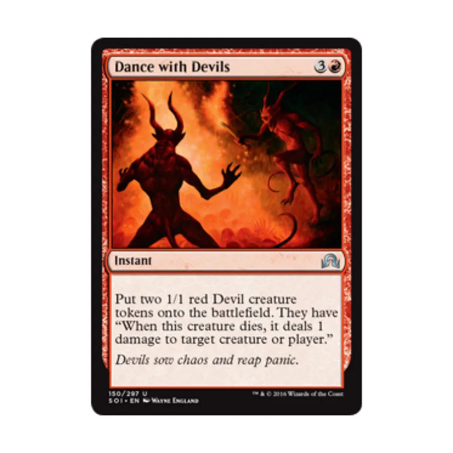 CCG Танец с дьяволами (U), MTG - Shadows Over Innistrad
CCG Танец с дьяволами (U), MTG - Shadows Over Innistrad