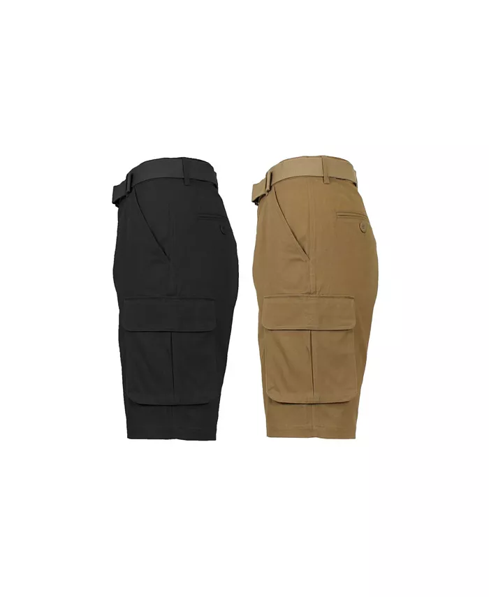 Мужские хлопковые карго-шорты с поясом и плоской передней частью, набор из 2 штук Galaxy By Harvic, мультиколор
Мужские хлопковые карго-шорты с поясом и плоской передней частью, набор из 2 штук Galaxy By Harvic, мультиколор