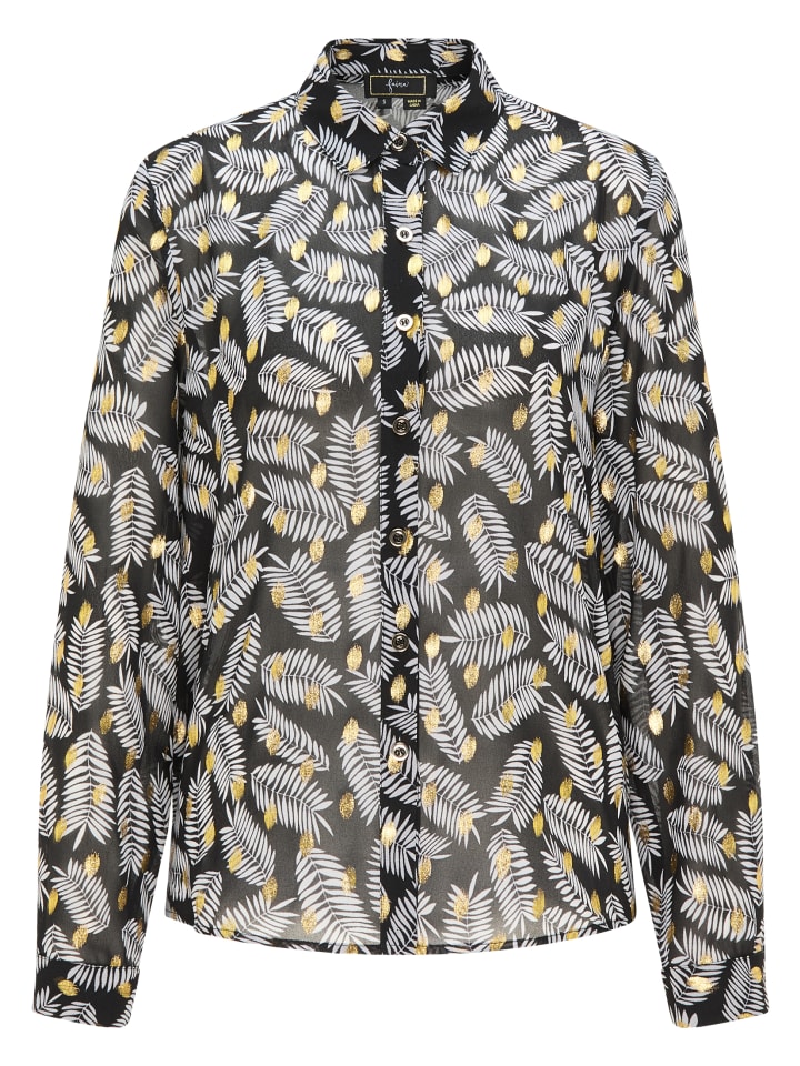 Женская блузка черного цвета, разноцветная faina
Женская блузка черного цвета, разноцветная faina