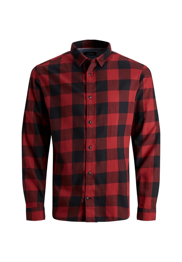 Рубашка из твила в клетку с длинными рукавами и воротником-стойкой Jack & Jones, красный
Рубашка из твила в клетку с длинными рукавами и воротником-стойкой Jack & Jones, красный