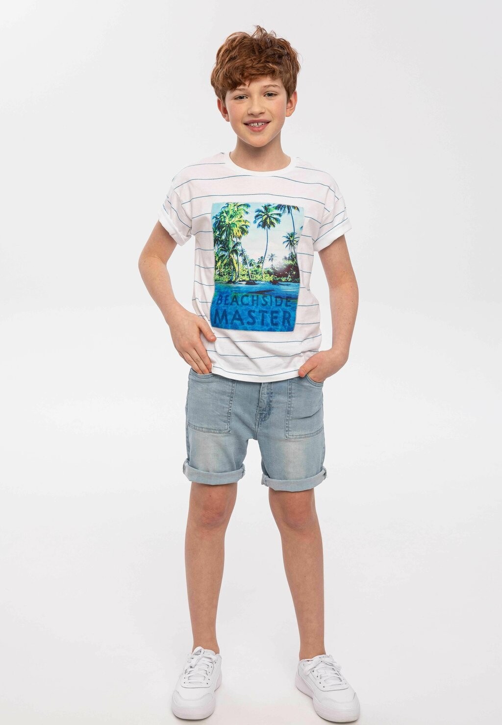 Футболка с принтом STRIPED SHORT SLEEVE MINOTI, цвет white blue
Футболка с принтом STRIPED SHORT SLEEVE MINOTI, цвет white blue