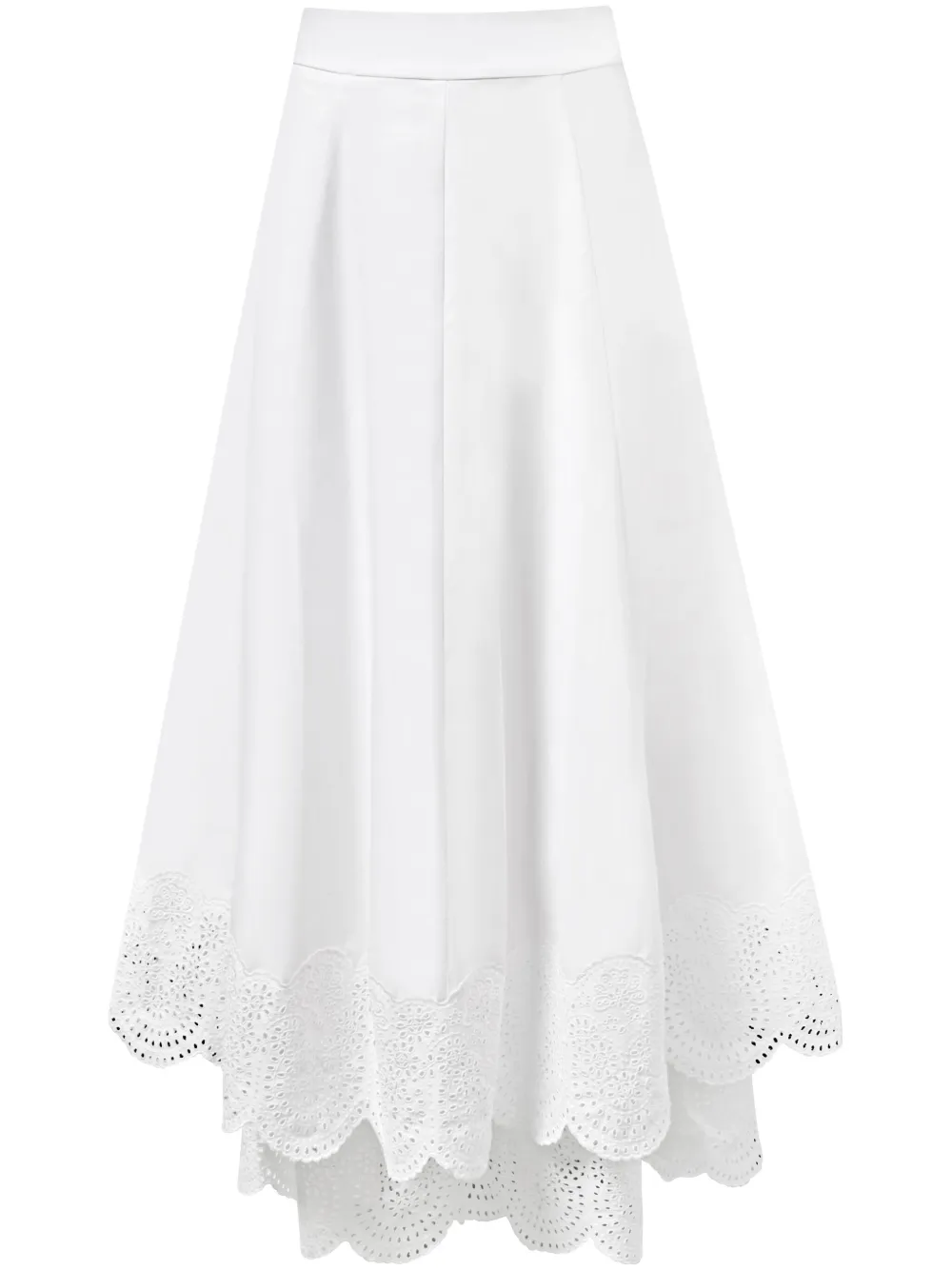 Юбка миди с вышивкой ришелье Alejandra Alonso Rojas, белый
Юбка миди с вышивкой ришелье Alejandra Alonso Rojas, белый