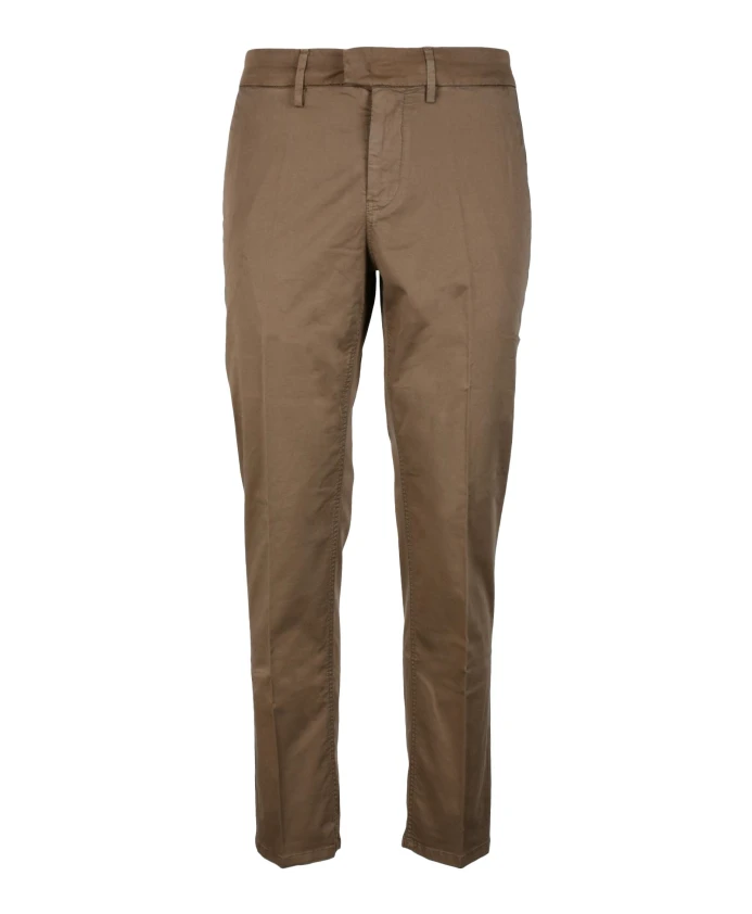 Брюки из хлопка и эластана с карманами Dondup, коричневый
Брюки из хлопка и эластана с карманами Dondup, коричневый
