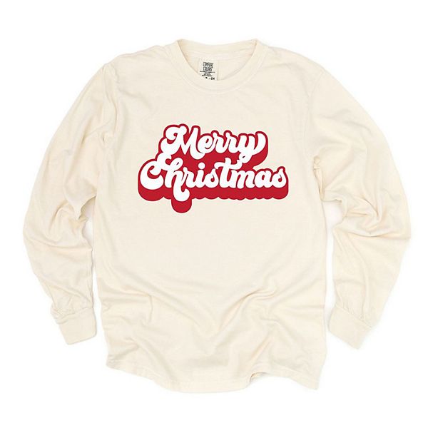 Ретро футболка с длинным рукавом, окрашенная в стиле "Merry Christmas" Simply Sage Market, Ivory
Ретро футболка с длинным рукавом, окрашенная в стиле "Merry Christmas" Simply Sage Market, Ivory