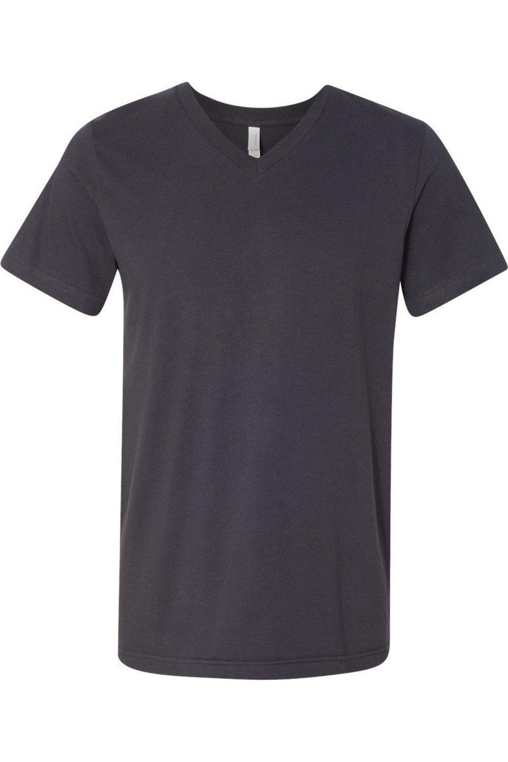 Трикотажная футболка BELLA + CANVAS с V-образным вырезом, темно-серый 
Трикотажная футболка BELLA + CANVAS с V-образным вырезом, темно-серый