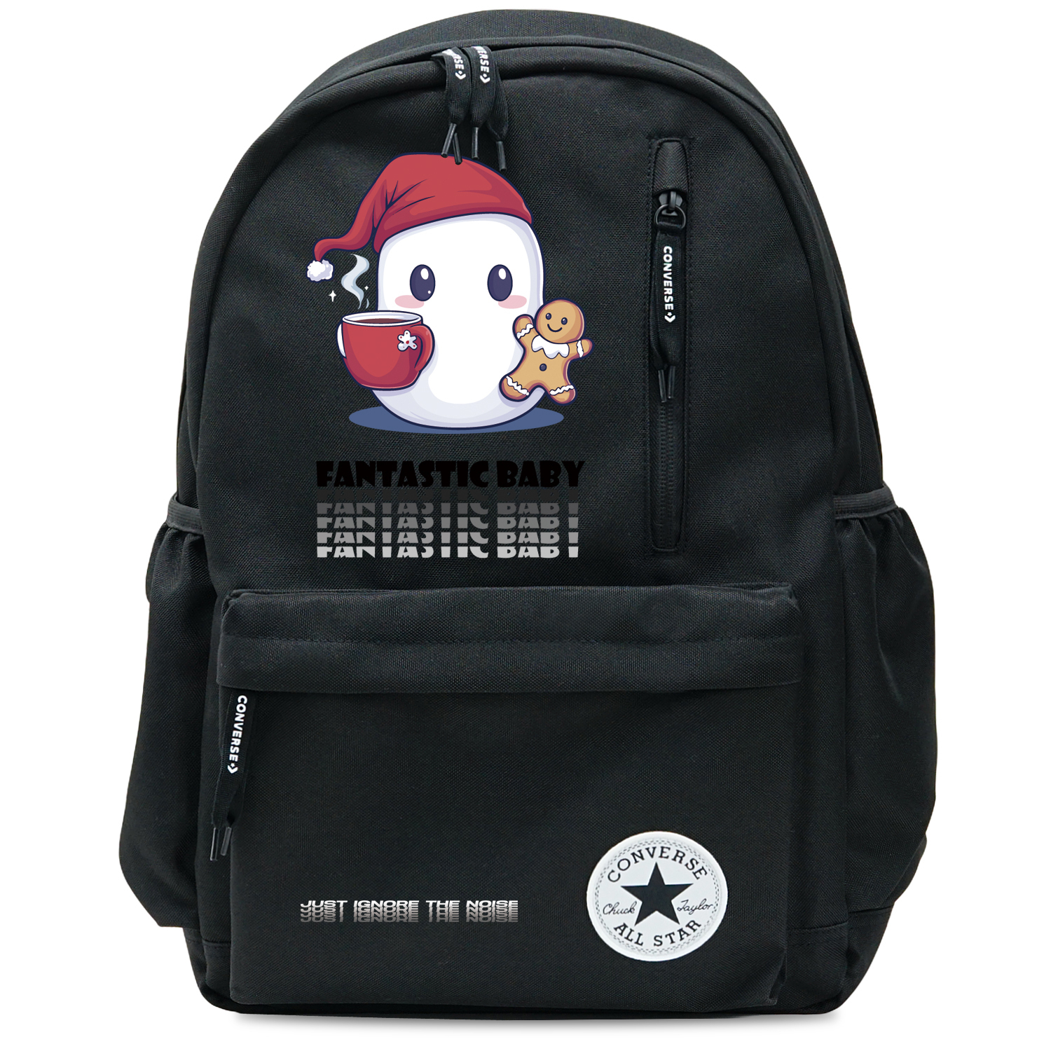 Converse Полиэстеровый рюкзак для студентов среднего размера унисекс черный, Christmas Snowman
Converse Полиэстеровый рюкзак для студентов среднего размера унисекс черный, Christmas Snowman