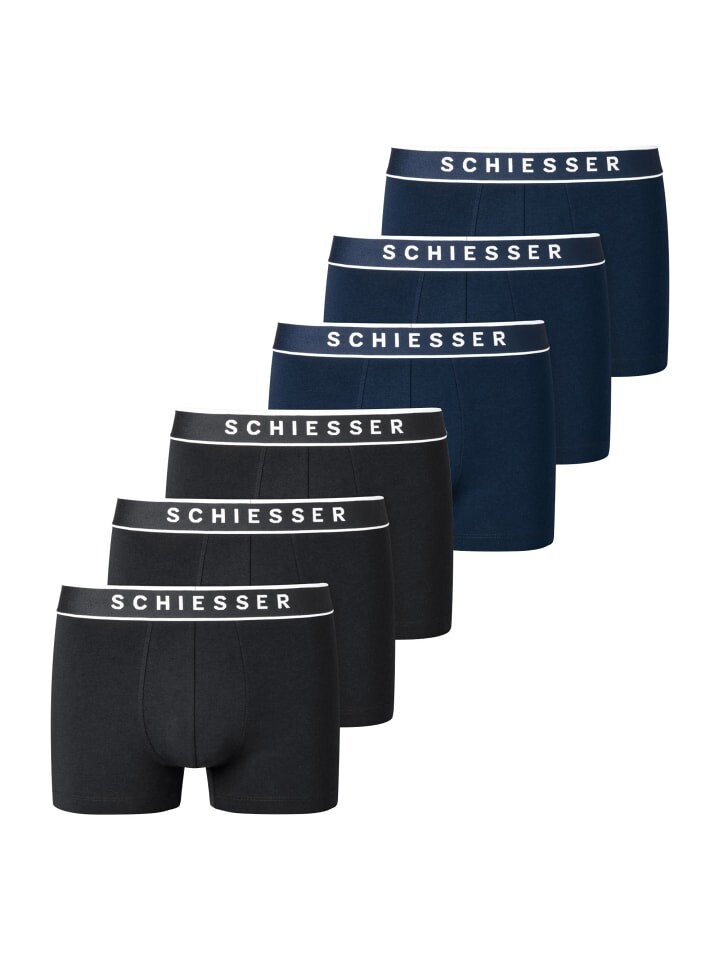 Боксеры Schiesser short 6er Pack, цвет schwarz/dunkelblau
Боксеры Schiesser short 6er Pack, цвет schwarz/dunkelblau