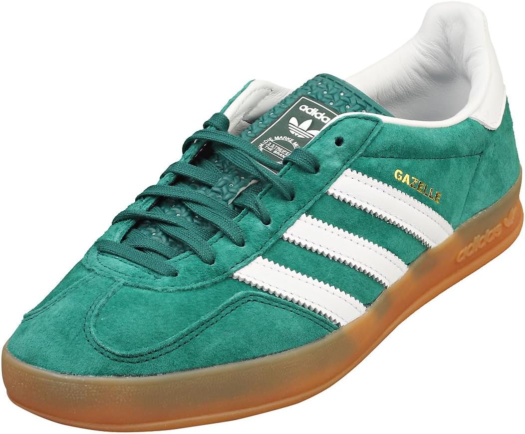 Мужские кроссовки adidas Gazelle для зала, белый/зеленый
Мужские кроссовки adidas Gazelle для зала, белый/зеленый