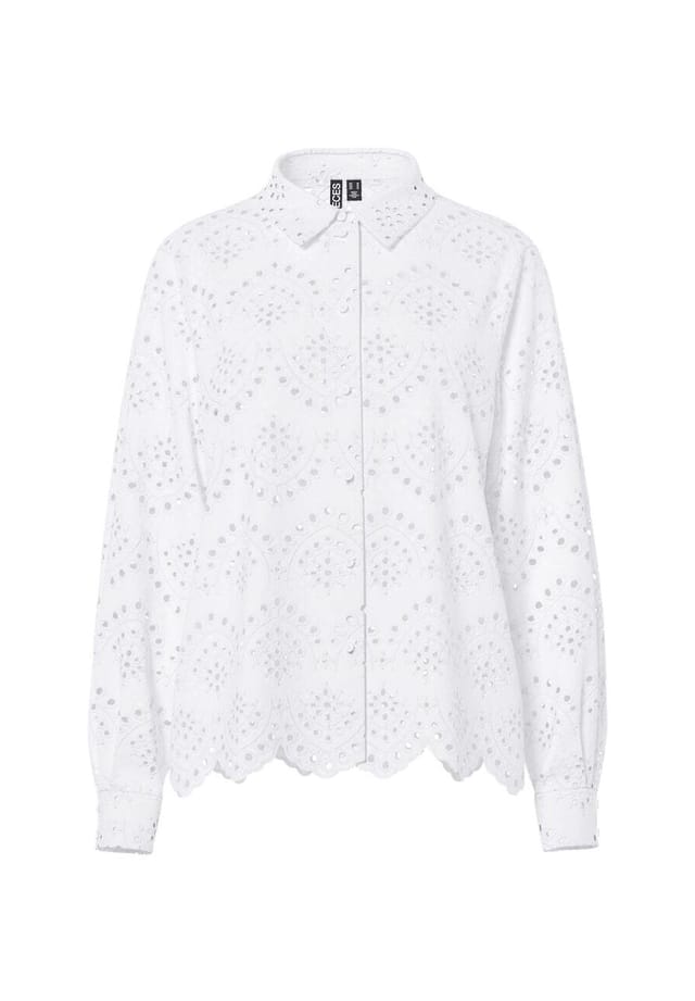 Блузка с длинными рукавами Pieces, белый
Блузка с длинными рукавами Pieces, белый