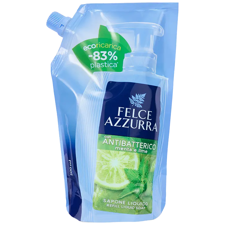 Felce Azzurra Mint&Lime запас жидкого мыла, 500 мл
Felce Azzurra Mint&Lime запас жидкого мыла, 500 мл