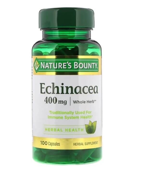 Эхинацея, 400 мг, 100 капсул, Nature's Bounty
Эхинацея, 400 мг, 100 капсул, Nature's Bounty
