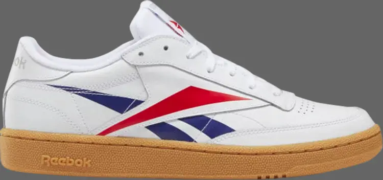 Кроссовки club c vector 'white gum' Reebok, белый 
Кроссовки club c vector 'white gum' Reebok, белый