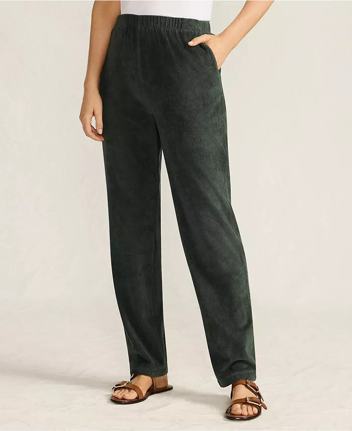 Женские спортивные вельветовые брюки с высокой посадкой Lands' End, зеленый
Женские спортивные вельветовые брюки с высокой посадкой Lands' End, зеленый