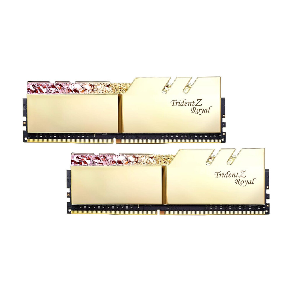 Оперативная память G.SKILL Trident Z Royal, 64 Гб DDR4 (2x32 Гб), 3600 МГц, CL18, F4-3600C18D-64GTRG, золотой
Оперативная память G.SKILL Trident Z Royal, 64 Гб DDR4 (2x32 Гб), 3600 МГц, CL18, F4-3600C18D-64GTRG, золотой