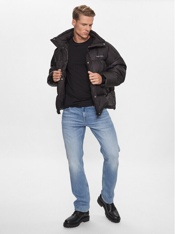 Пуховик стандартного кроя Young Poets Society, черный 
Пуховик стандартного кроя Young Poets Society, черный