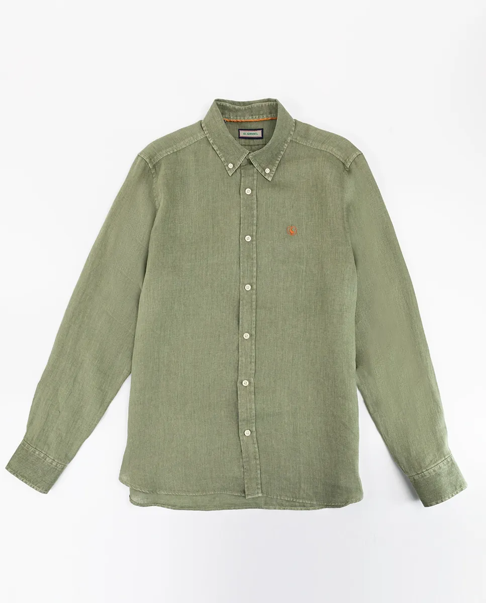 Рубашка из крашеного в готовом виде льна El Ganso, цвет Caqui
Рубашка из крашеного в готовом виде льна El Ganso, цвет Caqui