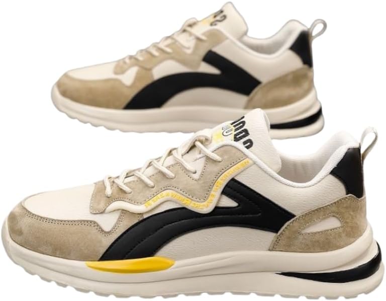 Мужские кроссовки в уличном стиле с яркими цветными блоками, удобные, с нескользящей подошвой, повседневные кеды на шнуровке для активного отдыха на улице Hoalox, хаки
Мужские кроссовки в уличном стиле с яркими цветными блоками, удобные, с нескользящей подошвой, повседневные кеды на шнуровке для активного отдыха на улице Hoalox, хаки