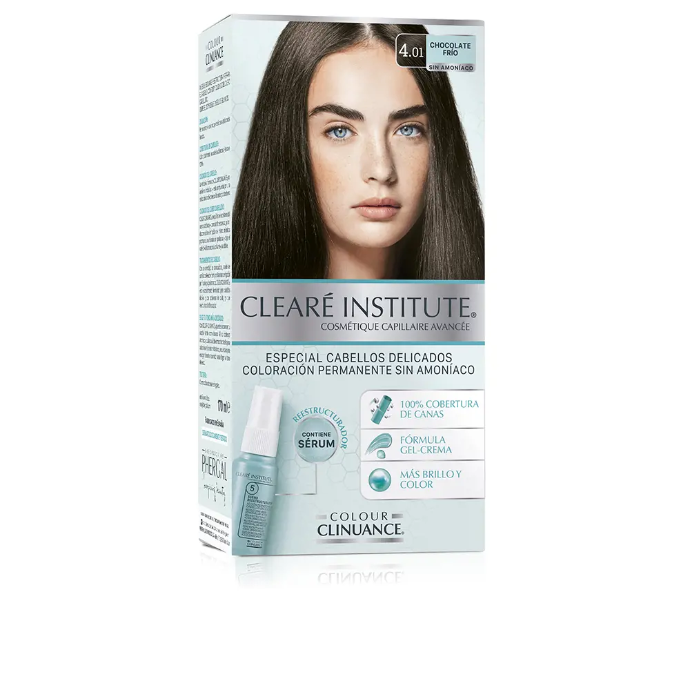 Краска для волос Colour clinuance cabellos delicados Clearé Institute, цвет 4.01-chocolate frio, 1 шт.
Краска для волос Colour clinuance cabellos delicados Clearé Institute, цвет 4.01-chocolate frio, 1 шт.