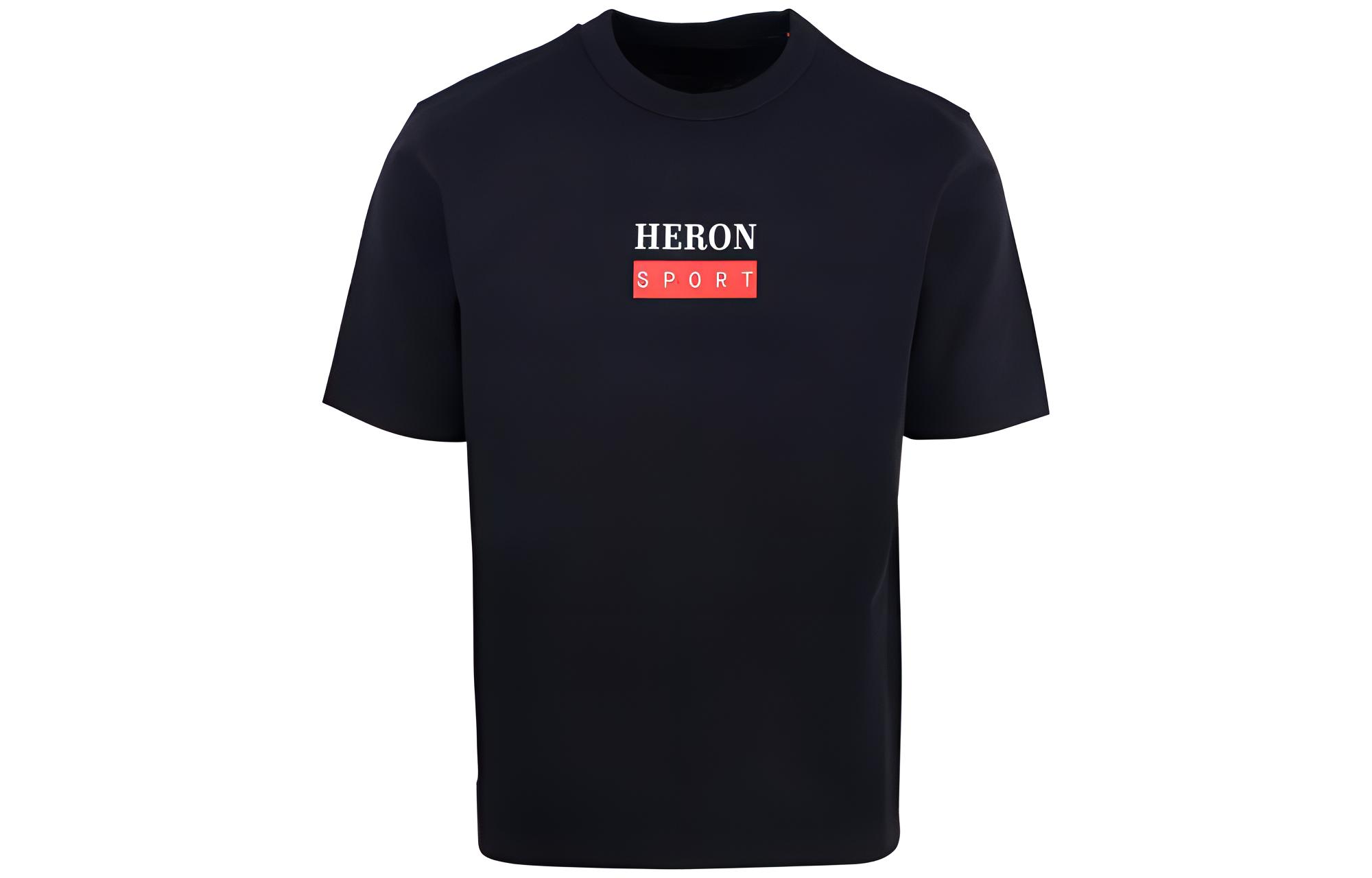 Хлопковая футболка с принтом логотипа HERON PRESTON, черный
Хлопковая футболка с принтом логотипа HERON PRESTON, черный