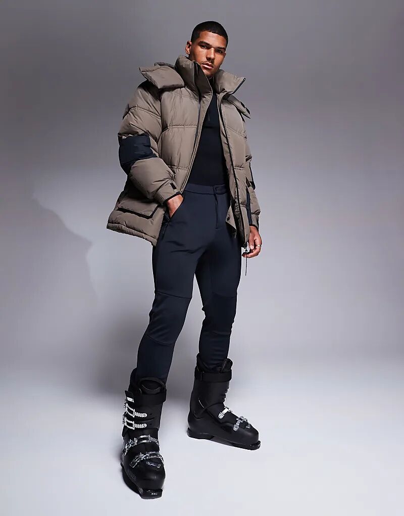 Водоотталкивающие обтягивающие горнолыжные брюки Ski Icon черного цвета ASOS 4505
Водоотталкивающие обтягивающие горнолыжные брюки Ski Icon черного цвета ASOS 4505