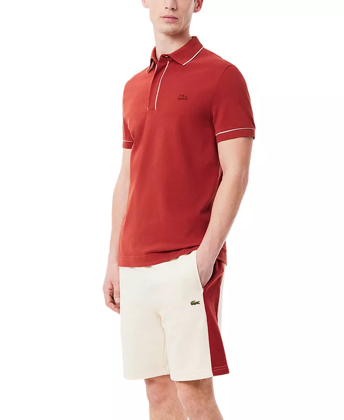 Мужские шорты Regular-Fit с цветными блоками и логотипом Lacoste, синий 
Мужские шорты Regular-Fit с цветными блоками и логотипом Lacoste, синий