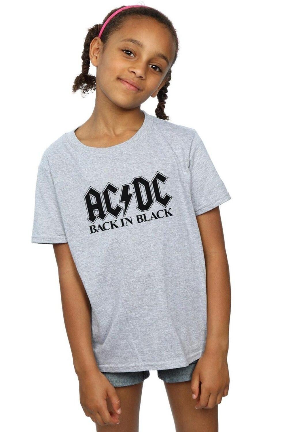 Черная хлопковая футболка с логотипом Back in Black AC/DC, серый, Черный, Черная хлопковая футболка с логотипом Back in Black AC/DC, серый
Черная хлопковая футболка с логотипом Back in Black AC/DC, серый, Черный, Черная хлопковая футболка с логотипом Back in Black AC/DC, серый