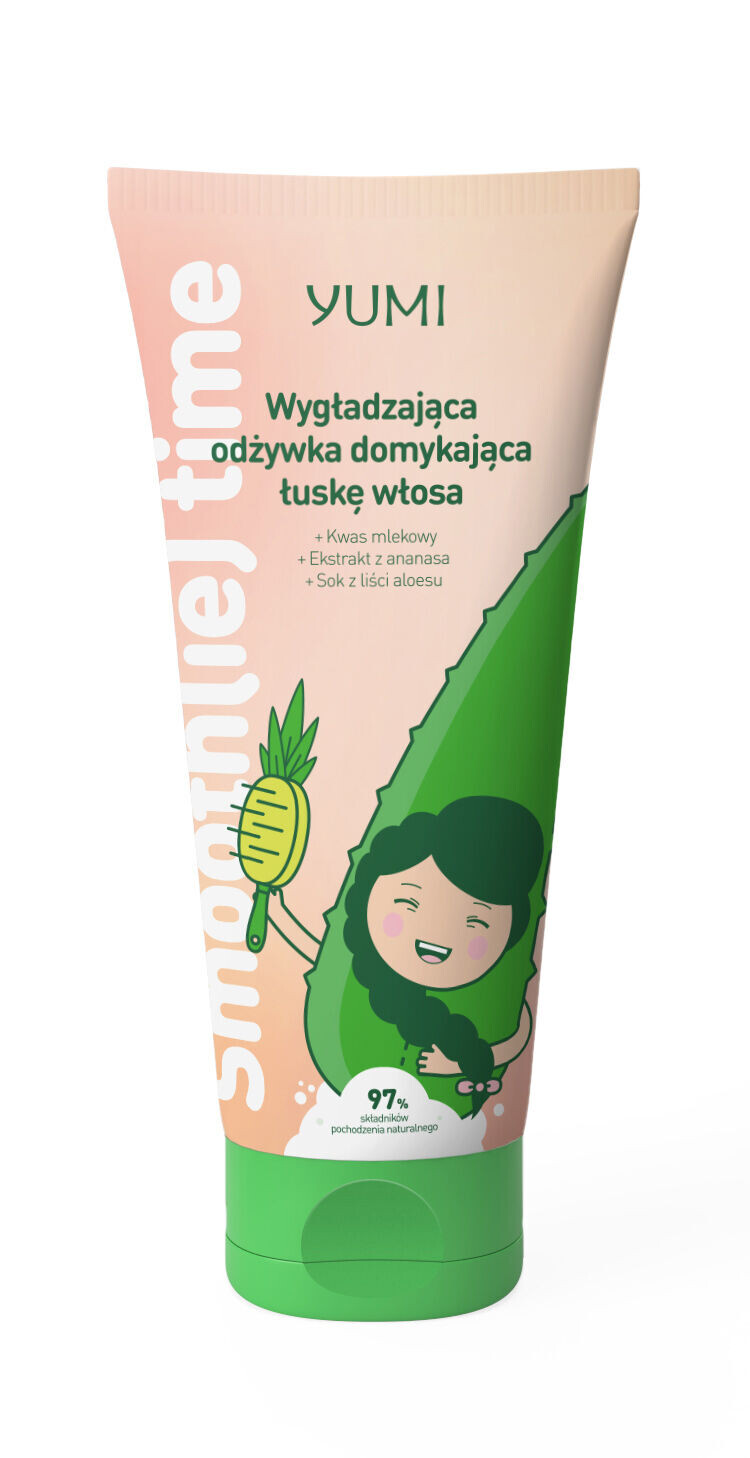 Разглаживающий кондиционер для волос Yumi Smooth(Ie) Time, 200 мл
Разглаживающий кондиционер для волос Yumi Smooth(Ie) Time, 200 мл