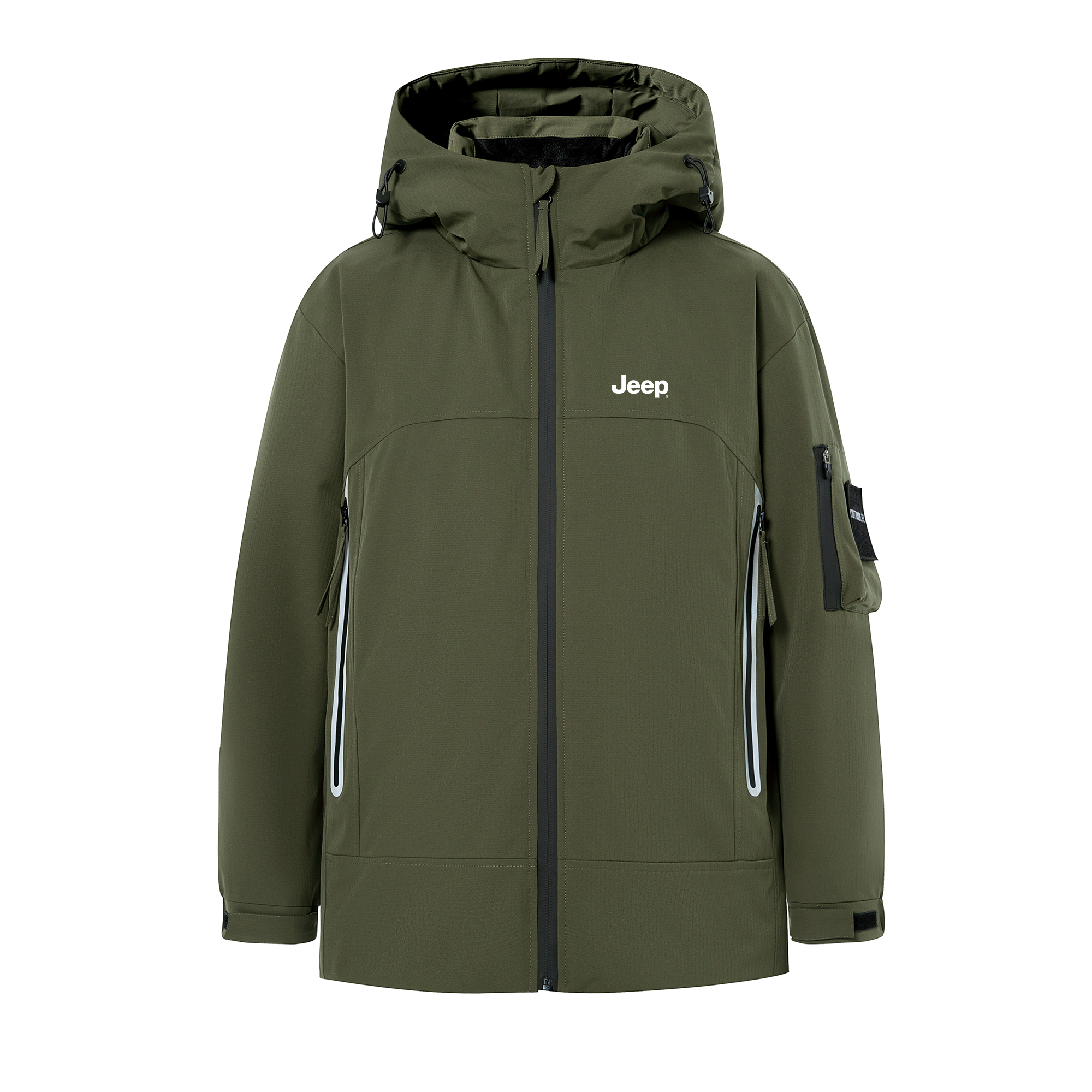 Пуховик Unisex с капюшоном утепленный Jeep, army зеленый
Пуховик Unisex с капюшоном утепленный Jeep, army зеленый