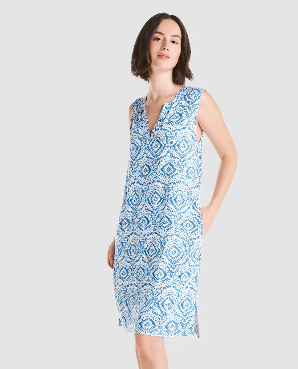 Короткое платье с принтом Lohe, синий
Короткое платье с принтом Lohe, синий