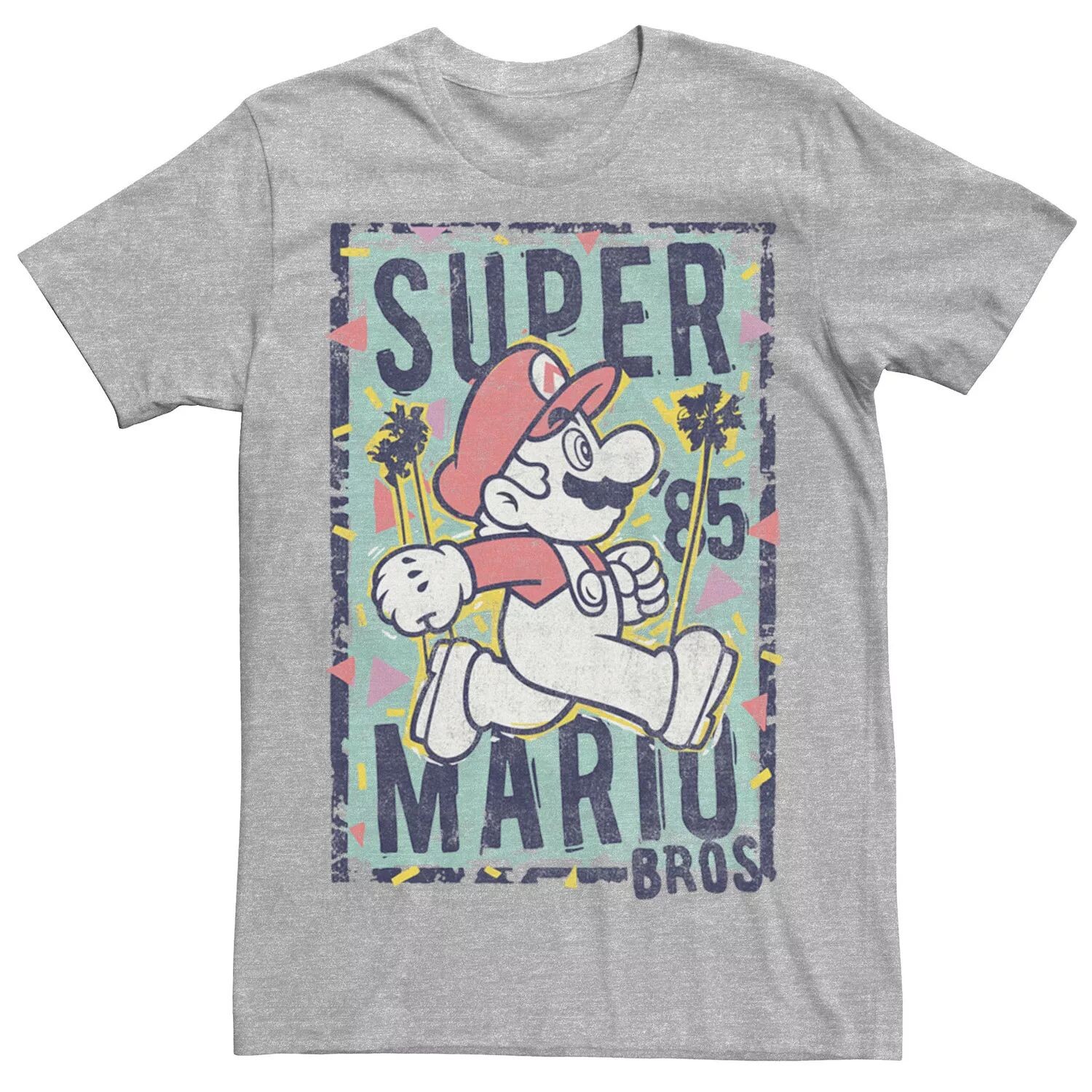 Мужская футболка Nintendo Super Mario '85 Mario с цветочным плакатом и графическим рисунком Licensed Character
Мужская футболка Nintendo Super Mario '85 Mario с цветочным плакатом и графическим рисунком Licensed Character