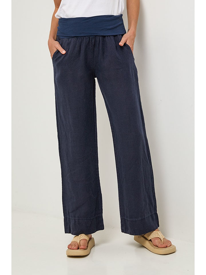 Тканевые брюки Lin Passion, темно-синий
Тканевые брюки Lin Passion, темно-синий