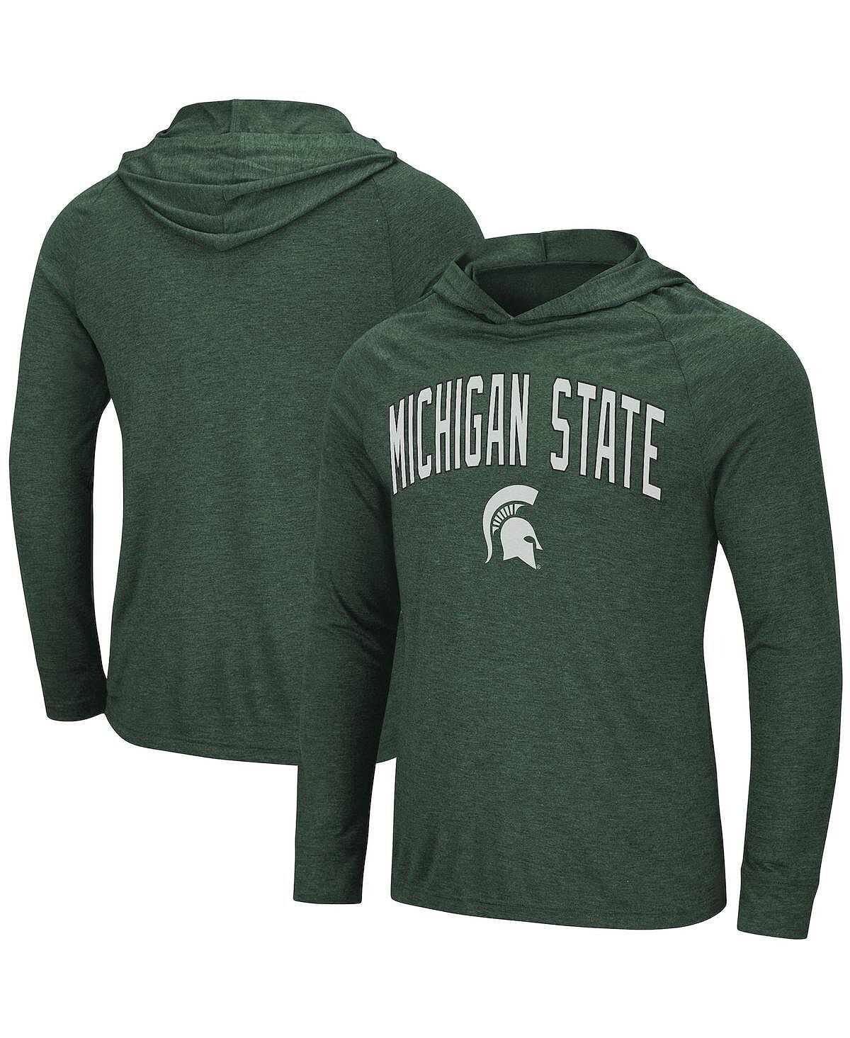 Мужская зеленая меланжевая футболка с капюшоном michigan state spartans big and tall wingman raglan Colosseum, мульти
Мужская зеленая меланжевая футболка с капюшоном michigan state spartans big and tall wingman raglan Colosseum, мульти