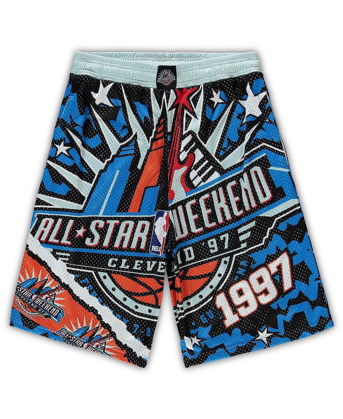 Мужские синие и черные шорты nba all-star game 1997 hardwood classics big and tall jumbotron 2.0 Mitchell & Ness
Мужские синие и черные шорты nba all-star game 1997 hardwood classics big and tall jumbotron 2.0 Mitchell & Ness