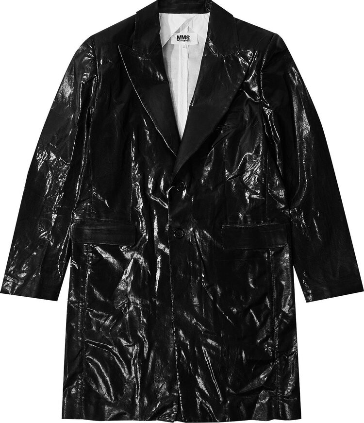 Пальто MM6 Maison Margiela Leather Look Coat 'Black', черный
Пальто MM6 Maison Margiela Leather Look Coat 'Black', черный