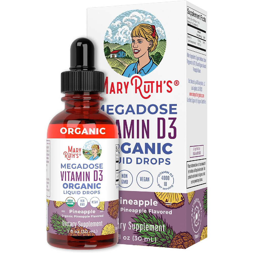 Витамин D3 MaryRuth's Liquid Drops 4000 МЕ, 30 мл
Витамин D3 MaryRuth's Liquid Drops 4000 МЕ, 30 мл