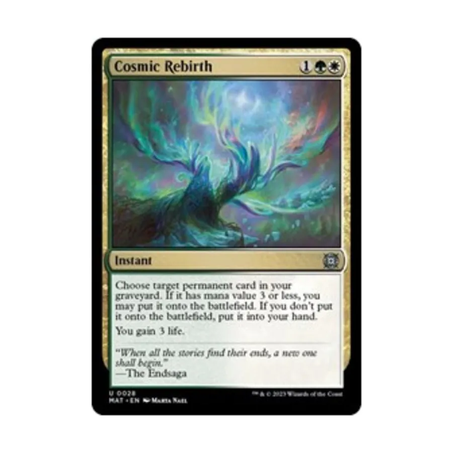 CCG Космическое возрождение (U), MTG - March of the Machine: The Aftermath
CCG Космическое возрождение (U), MTG - March of the Machine: The Aftermath