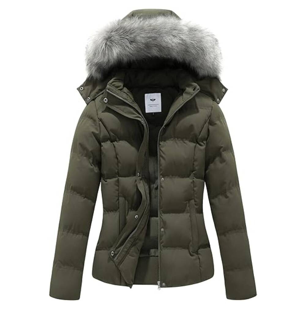 Стеганая утепленная куртка со съемным капюшоном GGleaf, темно-зеленый
Стеганая утепленная куртка со съемным капюшоном GGleaf, темно-зеленый