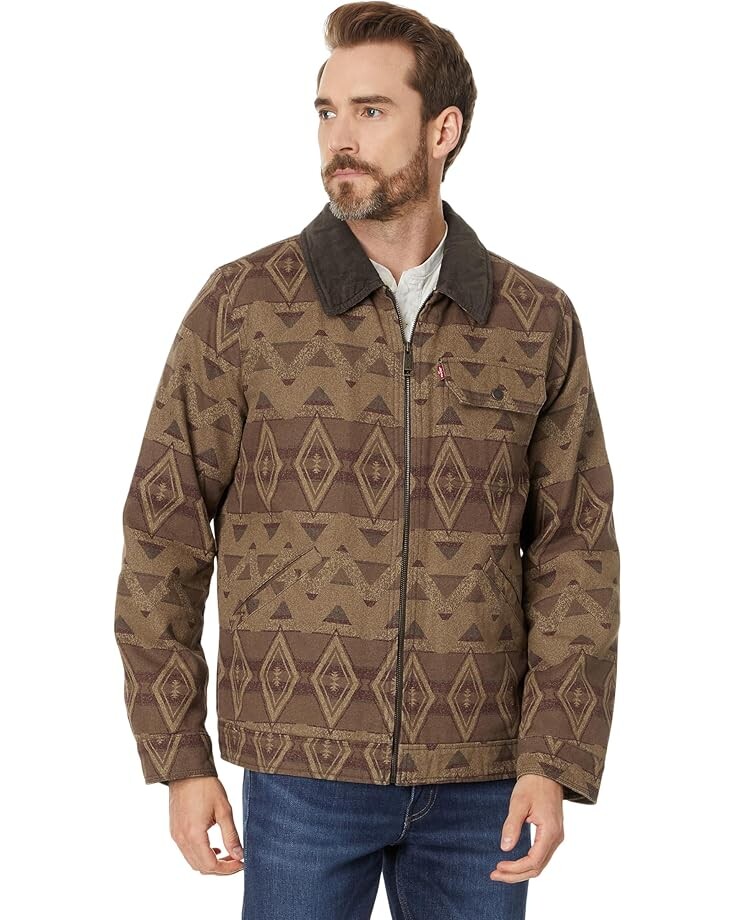 Куртка Levi's Cotton Canvas Depot Jacket, цвет Geometric 
Куртка Levi's Cotton Canvas Depot Jacket, цвет Geometric