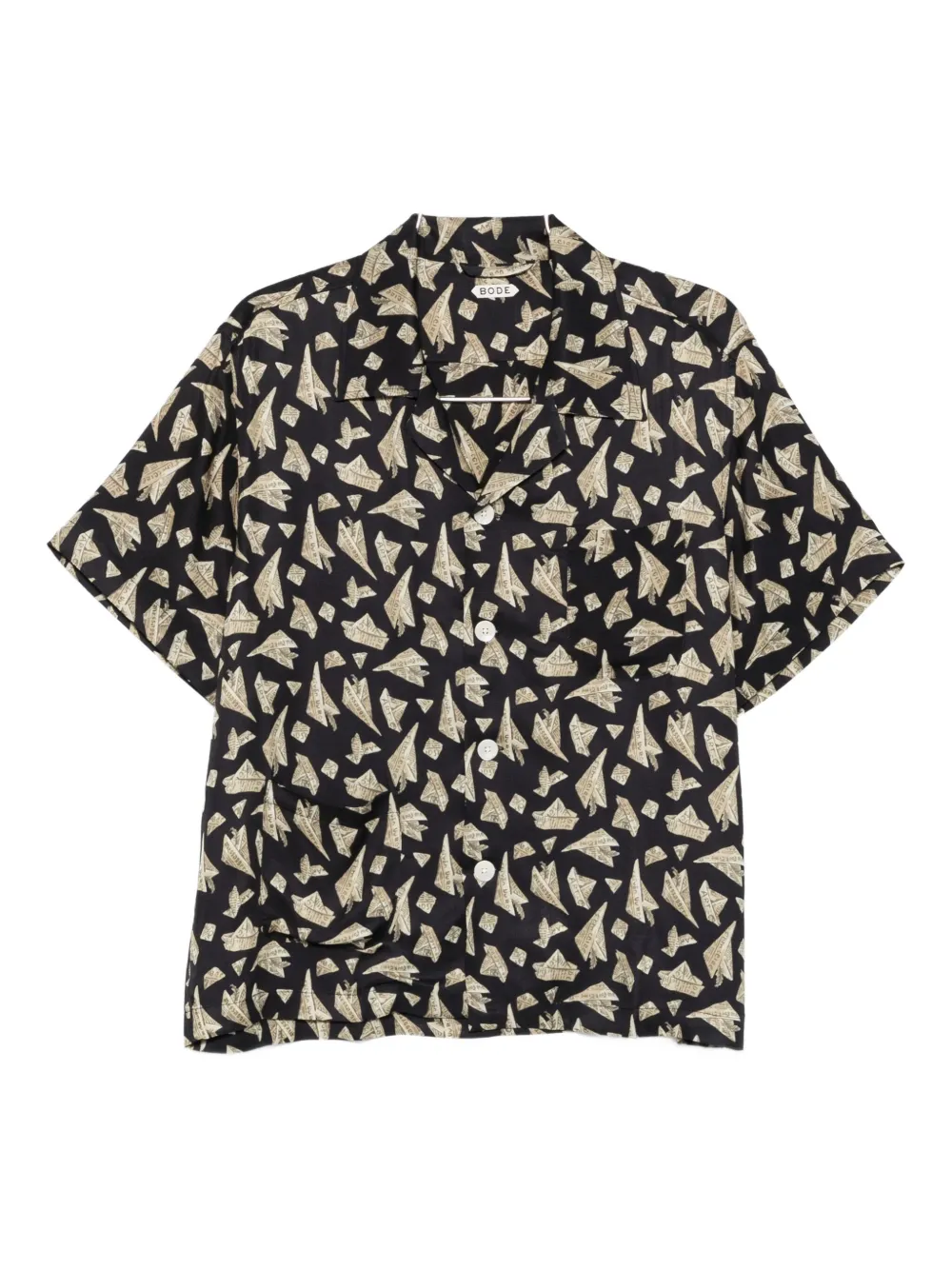 Бумажная рубашка с короткими рукавами Bode, черный
Бумажная рубашка с короткими рукавами Bode, черный