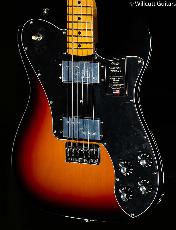 Fender American Vintage II 1975 Telecaster Deluxe 3-Color Sunburst (603) Fender American II Telecaster Deluxe (603)
Fender American Vintage II 1975 Telecaster Deluxe 3-Color Sunburst (603) Fender American II Telecaster Deluxe (603)