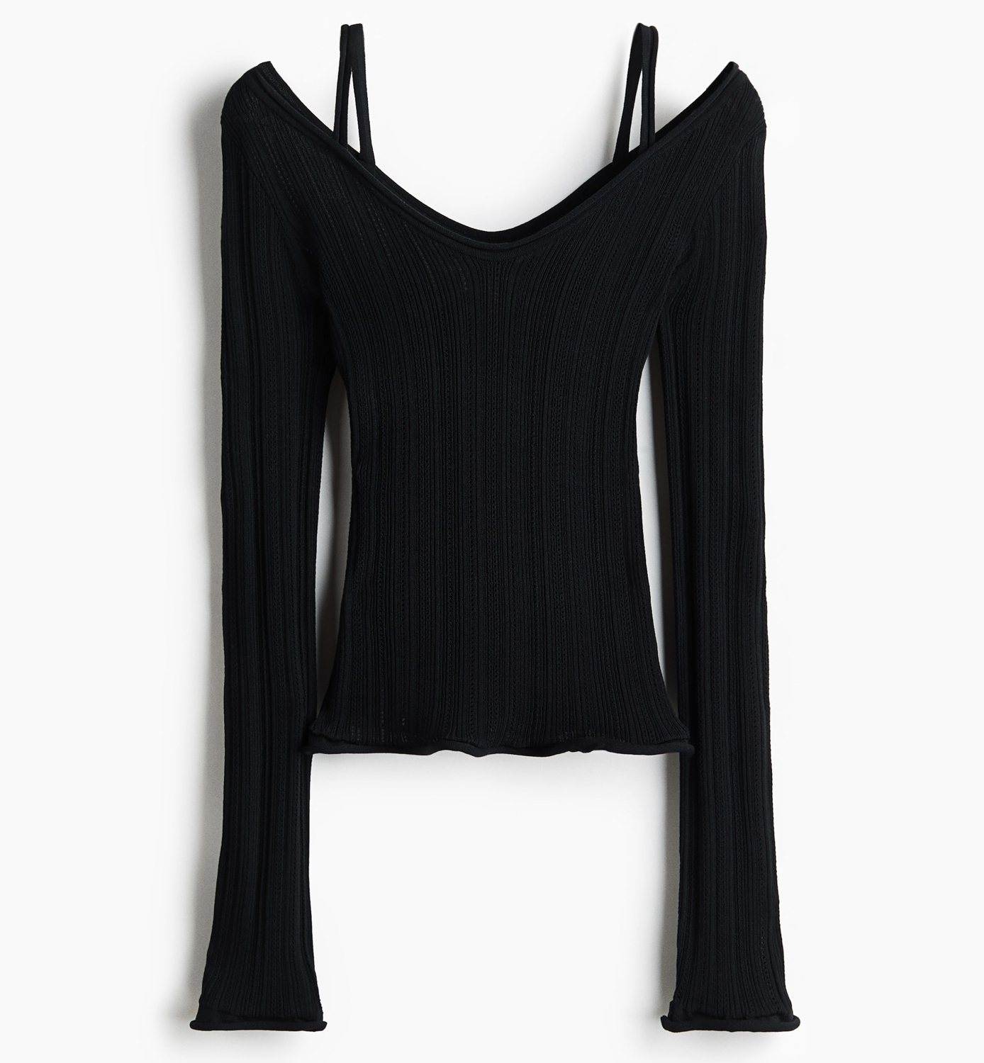 Топ H&M Studio Collection Rib-knit, черный
Топ H&M Studio Collection Rib-knit, черный