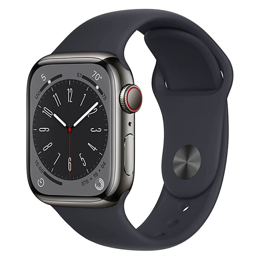 Умные часы Apple Watch Series 8 (GPS+ Cellular), 41 мм, Graphite Stainless Steel Case/Midnight Sport Band - R, Черный, Умные часы Apple Watch Series 8 (GPS+ Cellular), 41 мм, Graphite Stainless Steel Case/Midnight Sport Band - R
Умные часы Apple Watch Series 8 (GPS+ Cellular), 41 мм, Graphite Stainless Steel Case/Midnight Sport Band - R, Черный, Умные часы Apple Watch Series 8 (GPS+ Cellular), 41 мм, Graphite Stainless Steel Case/Midnight Sport Band - R