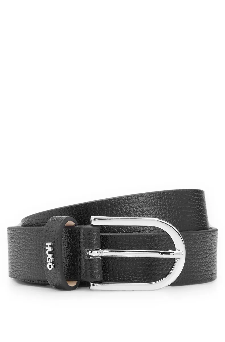 Кожаный ремень HUGO "Zoey-C_Sz25" с металлическим логотипом HUGO, черный
Кожаный ремень HUGO "Zoey-C_Sz25" с металлическим логотипом HUGO, черный