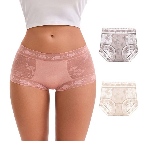 Женские трусы с высокой талией, кружевом и удлиненной ластовицей, 3 шт Inspire Chic, Pink Grey Beige
Женские трусы с высокой талией, кружевом и удлиненной ластовицей, 3 шт Inspire Chic, Pink Grey Beige