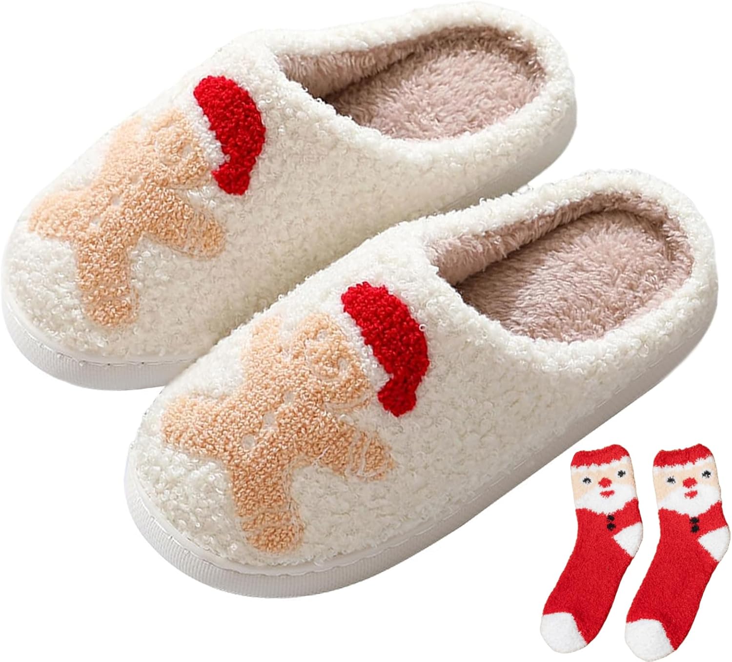 Рождественские тапочки с мультяшными санта клаусом Generic
Рождественские тапочки с мультяшными санта клаусом Generic