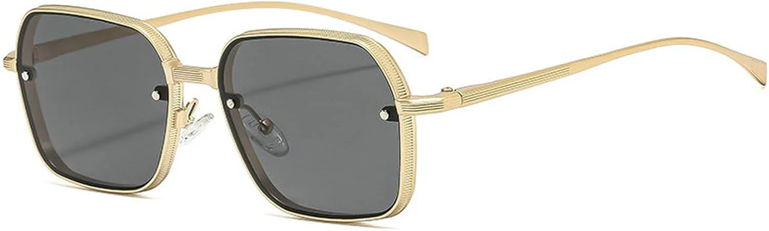 Солнцезащитные очки COTIA маленького квадратного размера для женщин и мужчин, модные прямоугольные очки в металлической оправе в стиле панк и хип-хоп, Black
Солнцезащитные очки COTIA маленького квадратного размера для женщин и мужчин, модные прямоугольные очки в металлической оправе в стиле панк и хип-хоп, Black