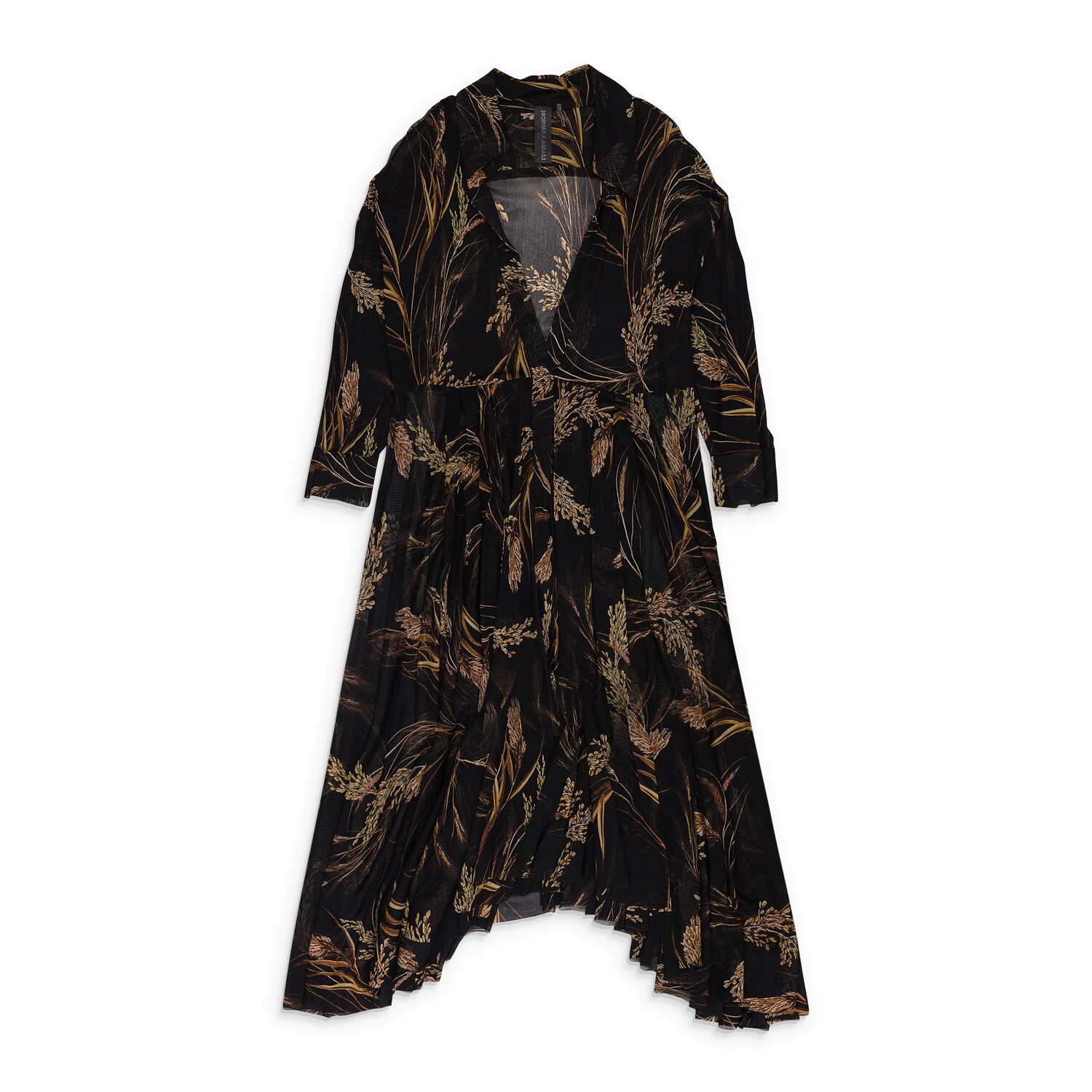 Бежевое платье-рубашка с расклешенным низом из смеси пшеницы и ячменя NK Norma Kamali
Бежевое платье-рубашка с расклешенным низом из смеси пшеницы и ячменя NK Norma Kamali