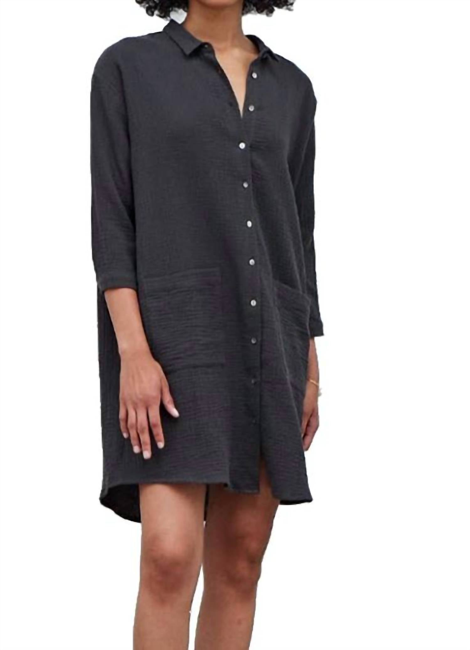 Женское платье двойное мини из хлопка в выцветшем черном цвете GRADE & GATHER
Женское платье двойное мини из хлопка в выцветшем черном цвете GRADE & GATHER