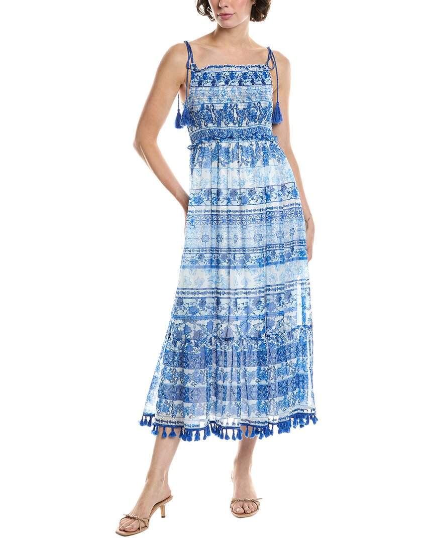 REVERIEE Платье миди со сборчатым лифом, синий
REVERIEE Платье миди со сборчатым лифом, синий